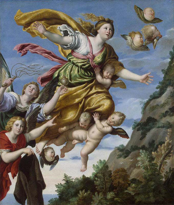 Mary Magdalene Taken Up to Heaven 